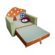 Розкладний дитячий диванчик-малятко з підлокітниками Фантазія Грибочок 01M083