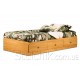 Підліткове ліжко-подіум з трьома висувними ящиками Острівець