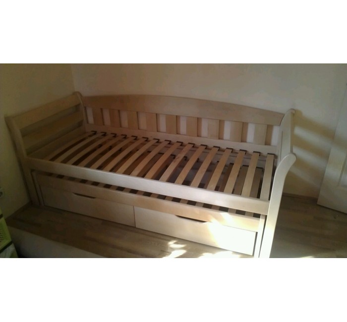 Детская кровать с дополнительным спальным местом Теодора Дуо бук