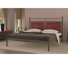 Двоспальне ліжко з декоративними вставками Ніколь