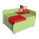 Детский зеленый угловой раскладной диван-малютка Мини 10M24