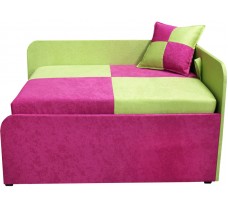 Дитячий рожевий кутовий розкладний диван-малятко Міні 10M22