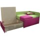 Детский розовый угловой раскладной диван-малютка Мини 10M22