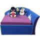 Дитячий синій кутовий диван-малятко Мрія Пінгвінчик 02M021