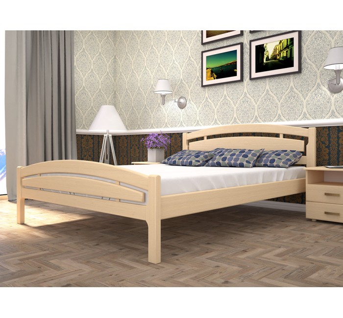 Букове ліжко Модерн-2